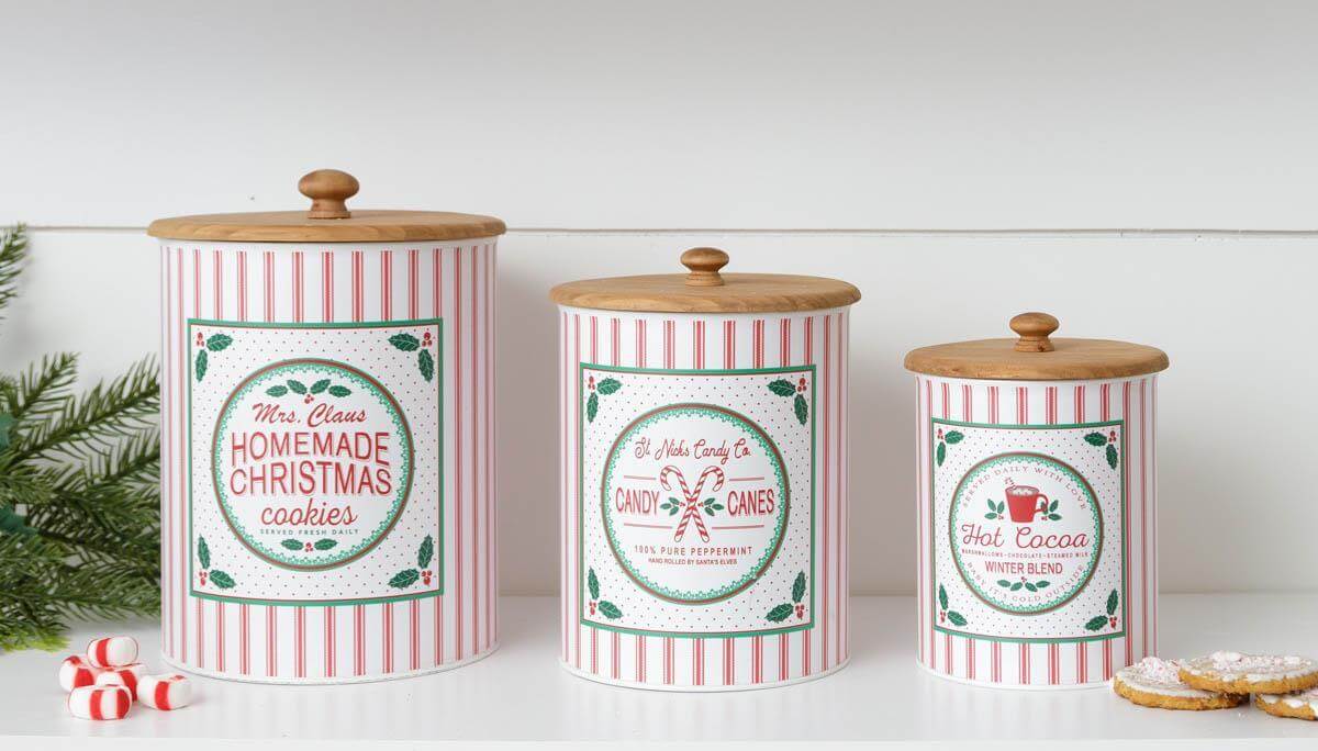 Christmas Cookie Canister