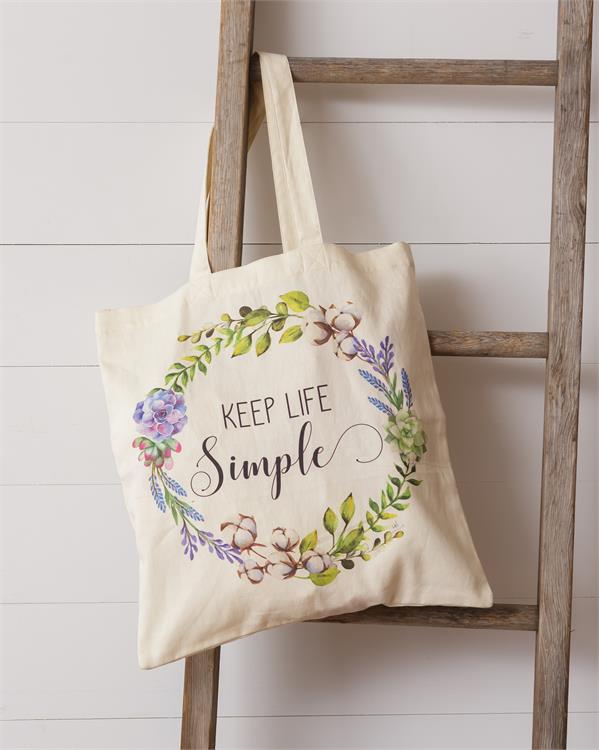 Keep Life Simple Tote Bag