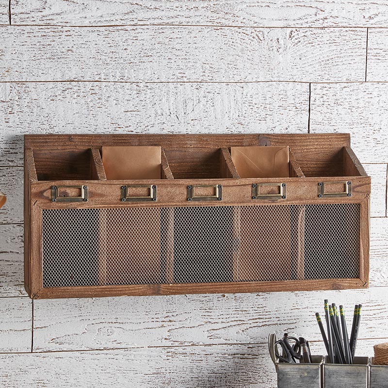 Wooden clearance wall storage