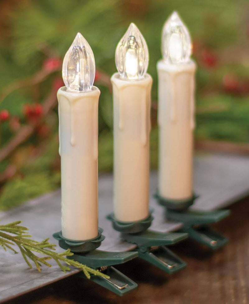 Remote Clip Taper Candles Set