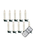 Remote Clip Taper Candles Set