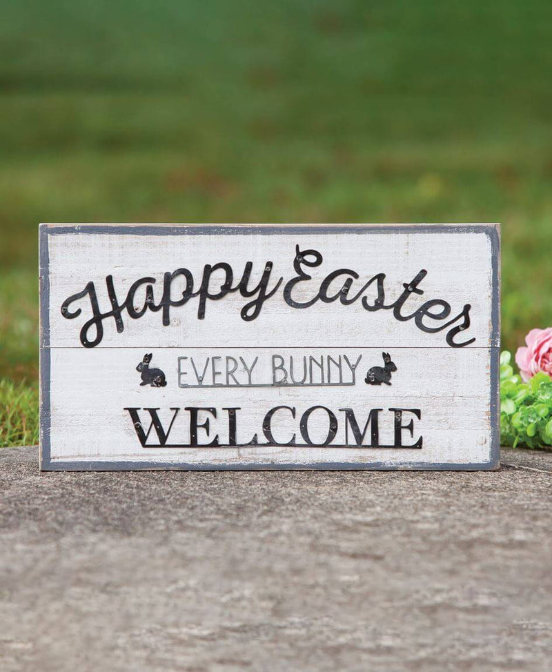 Every Bunny Welcome Easter Wood Sign
