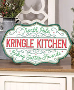 Kringle Kitchen Metal Sign