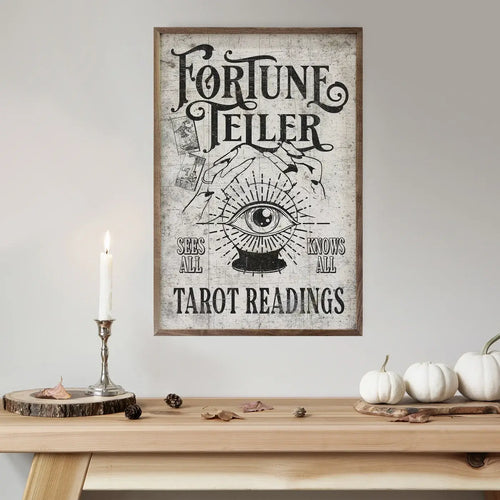 Fortune Teller Wood Framed Print