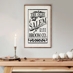 The Olde Salem Broom Co Wood Framed Print