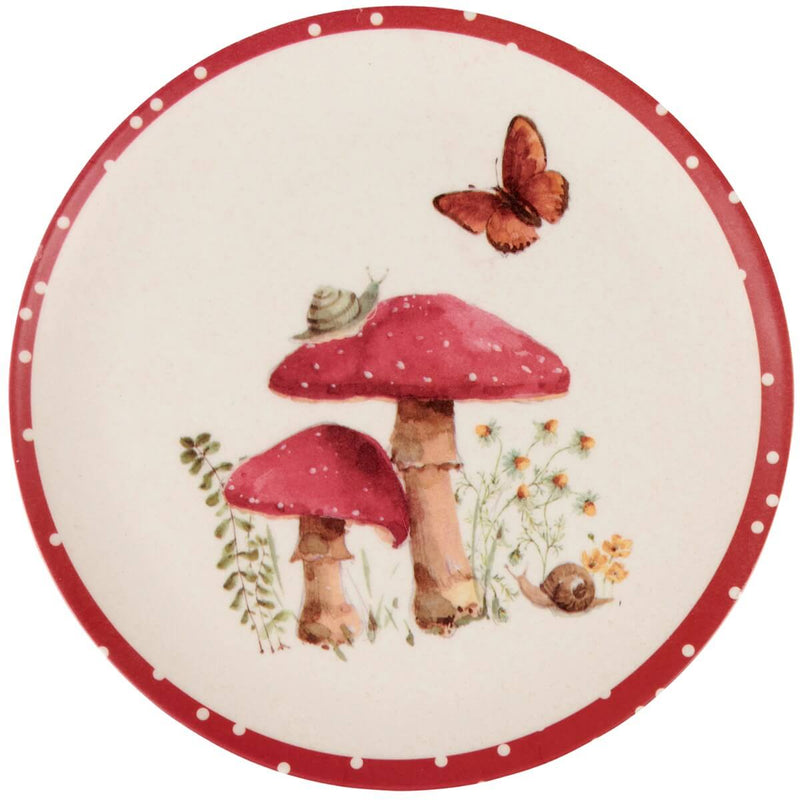 Mushroom Study Salad Plate