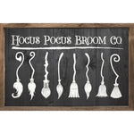 Hocus Pocus Broom Co Broomsticks Wood Framed Print