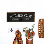 Witches Brew Hat Wood Framed Print