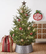 Olive Bucket Christmas Tree Collar