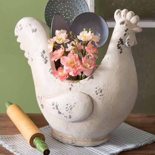 Large Hen Planter