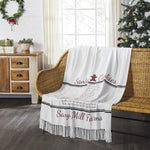 Sawyer Mill Santa Cookies Woven Throw Blanket