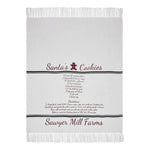 Sawyer Mill Santa Cookies Woven Throw Blanket