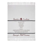 Sawyer Mill Santa Cookies Woven Throw Blanket