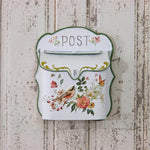 Birds With Flowers Postbox
