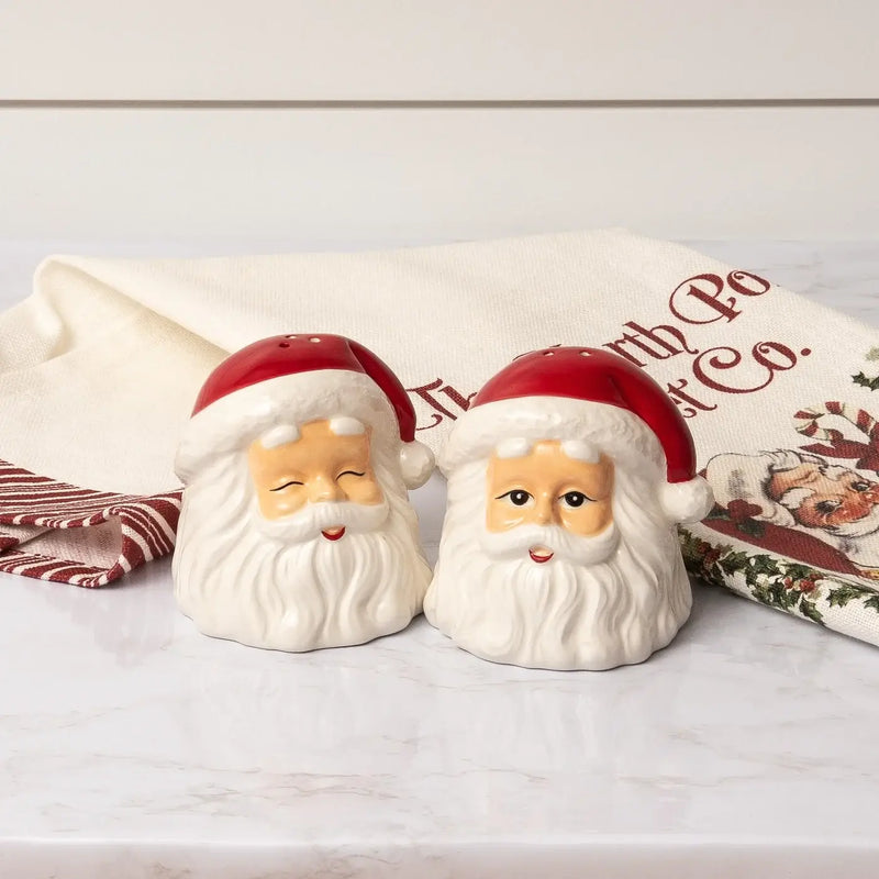 Classic Santa Salt & Pepper Shakers