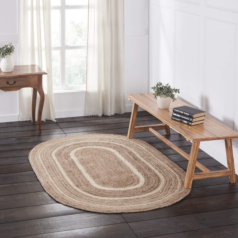 Natural & Creme Jute Rug Collection