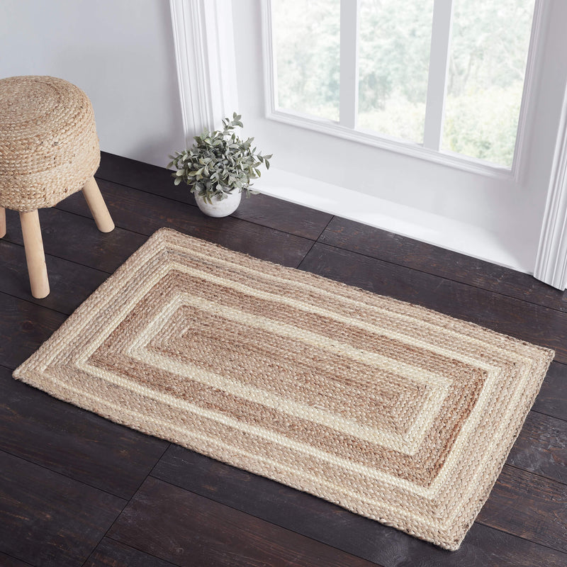 Natural & Creme Jute Rug Collection