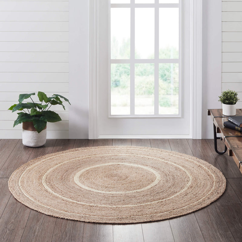 Natural & Creme Jute Rug Collection