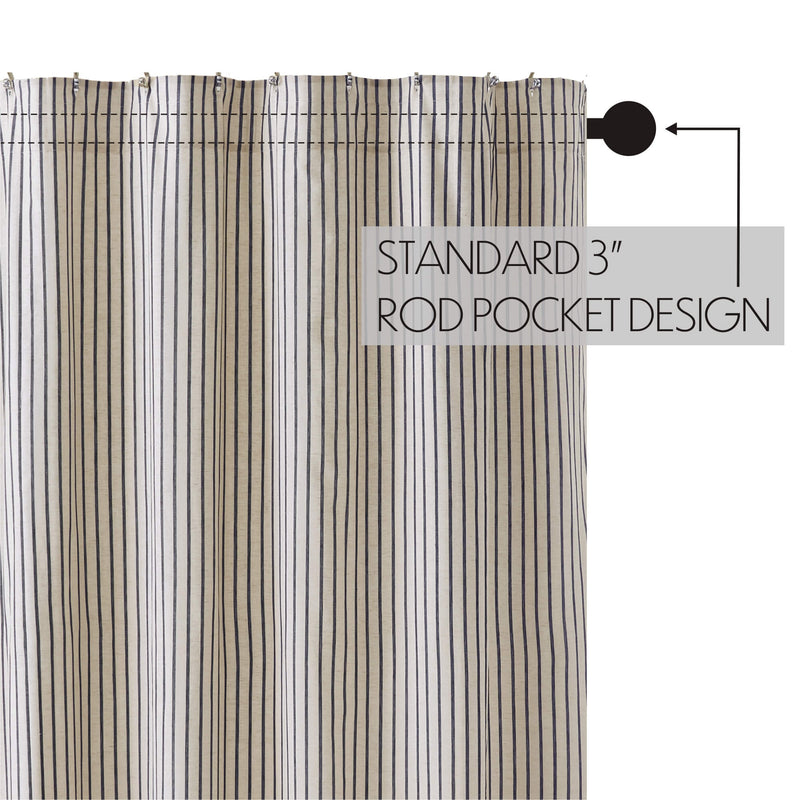 Kaila Ticking Stripe Shower Curtain