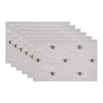 Embroidered Bee Placemat Set