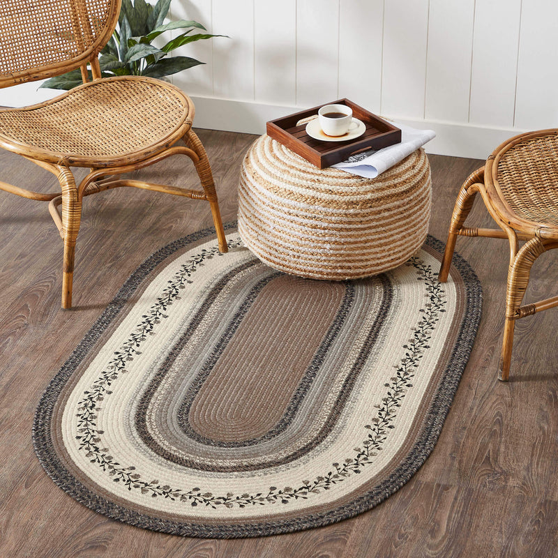 Floral Vine Jute Rug Collection