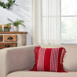 Arendal Red Stripe Woven Throw