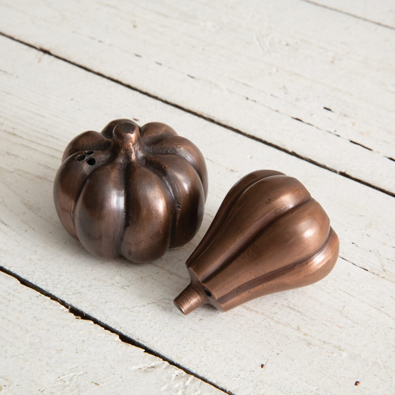 Pumpkin and Gourd Salt and Pepper Shakers