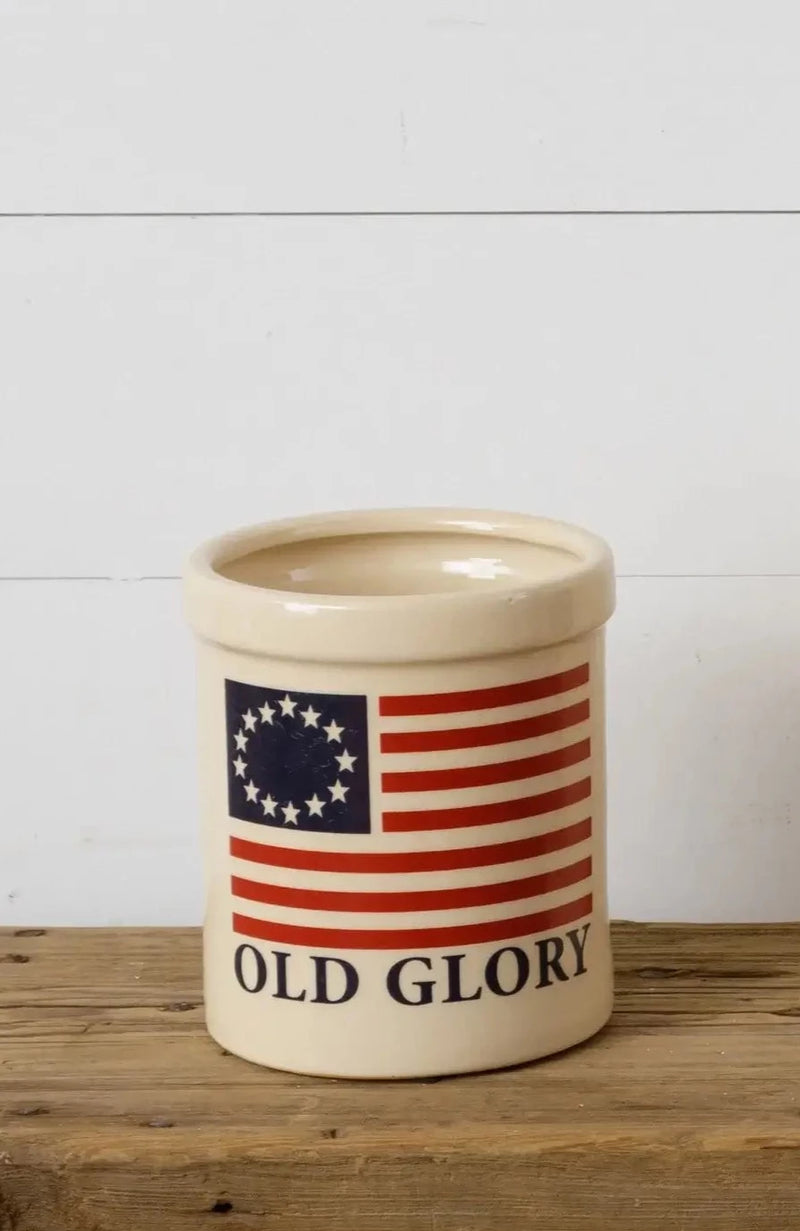 Old Glory Crock