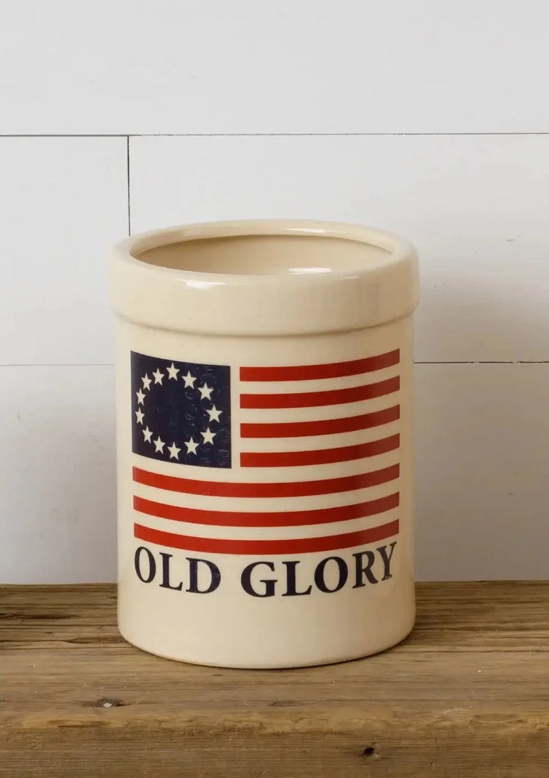 Old Glory Crock