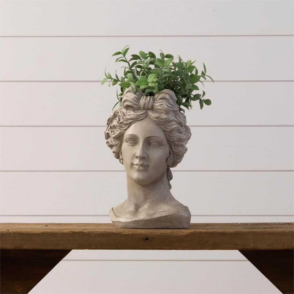 head planter pots Lady Head Planter
