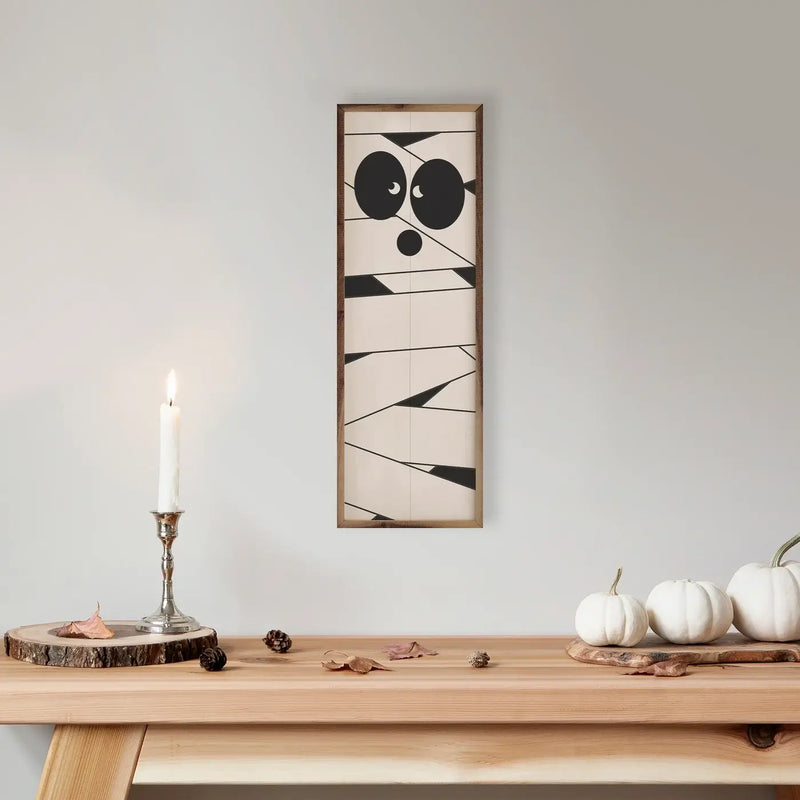 Dizzy Mummy Wood Framed Print