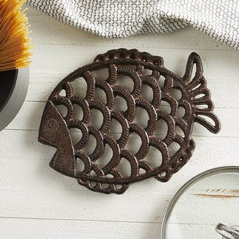 Cast Iron Fish Trivet