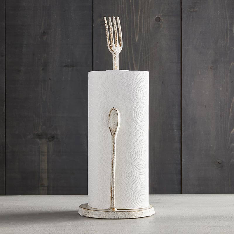 Cast Iron Utensil Paper Towel Holder