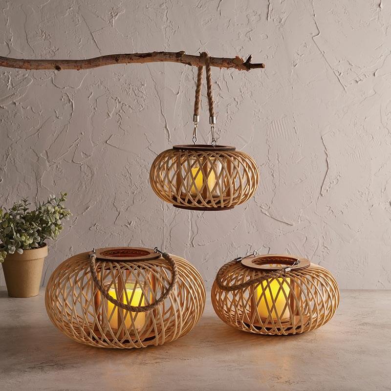 Round Bamboo Lantern