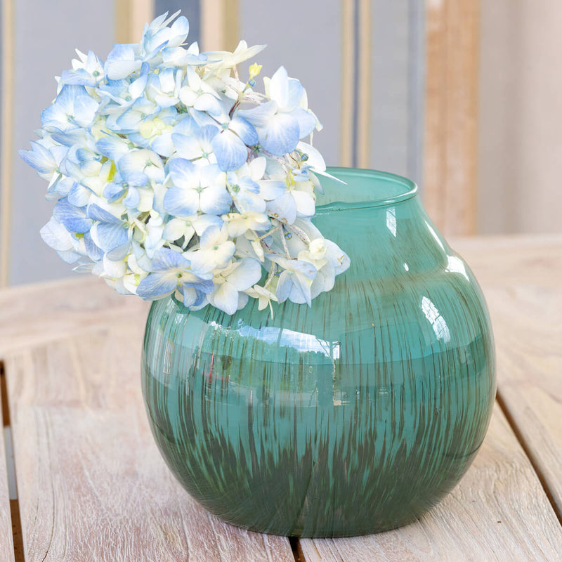 Caspian Glass Round Vase