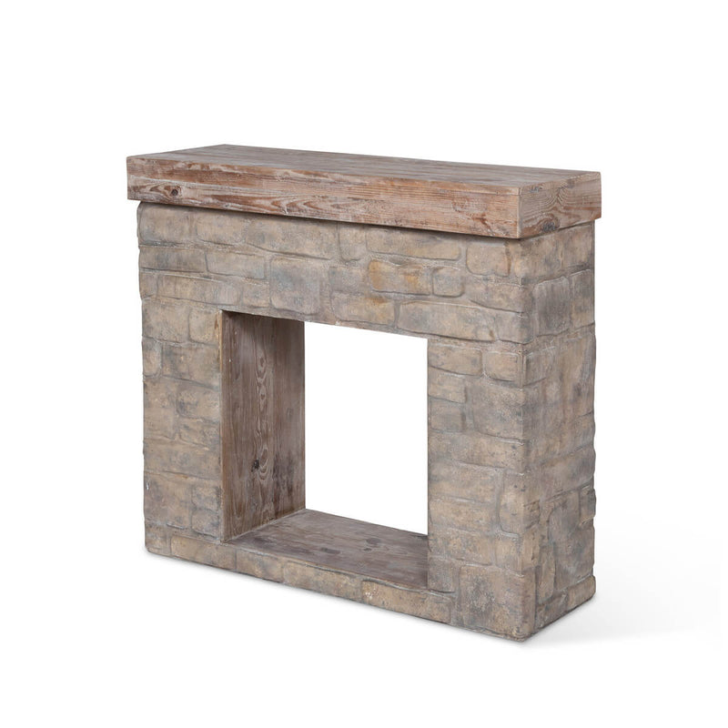 Garden Stone Fireplace Mantel