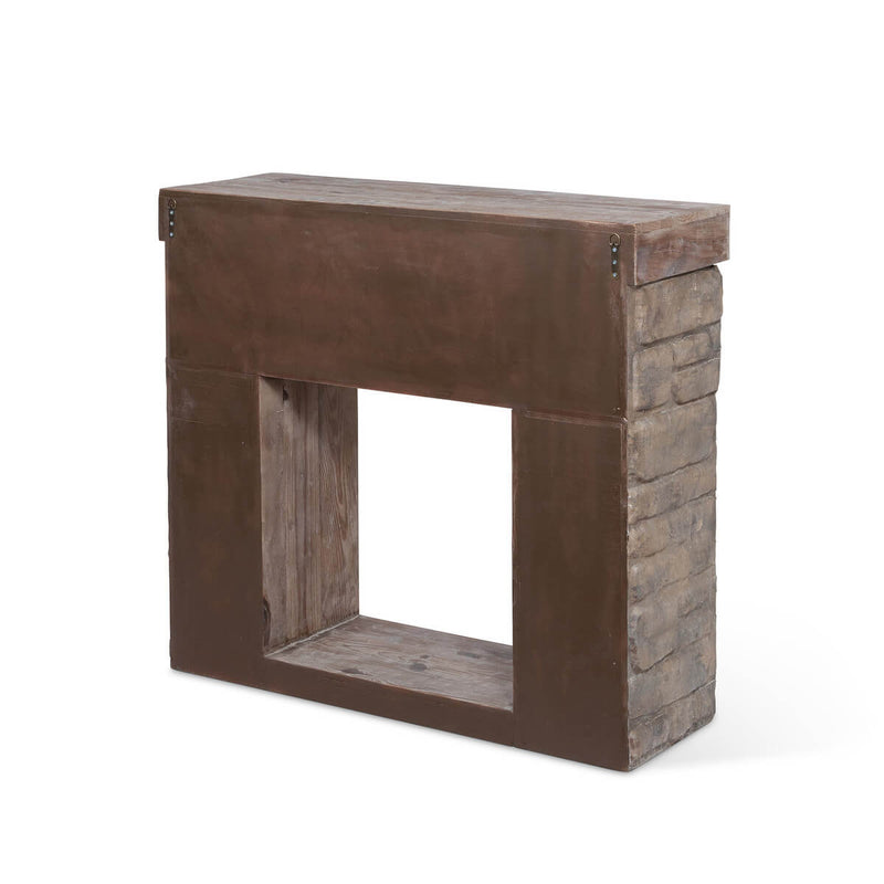 Garden Stone Fireplace Mantel