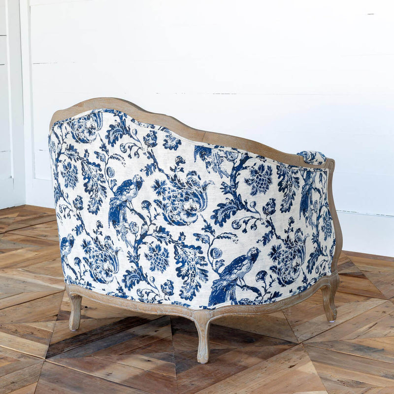 Bluebird Toile Settee