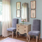 Estate Cotton Velvet Upholstered Accent Chair