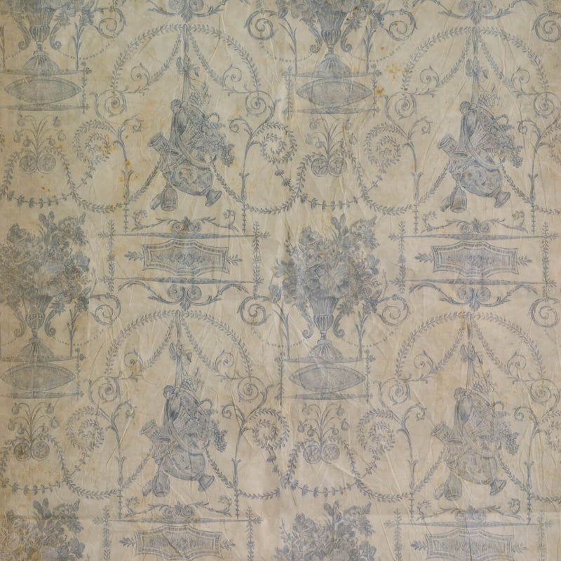 French Quarter Blue Wallpaper