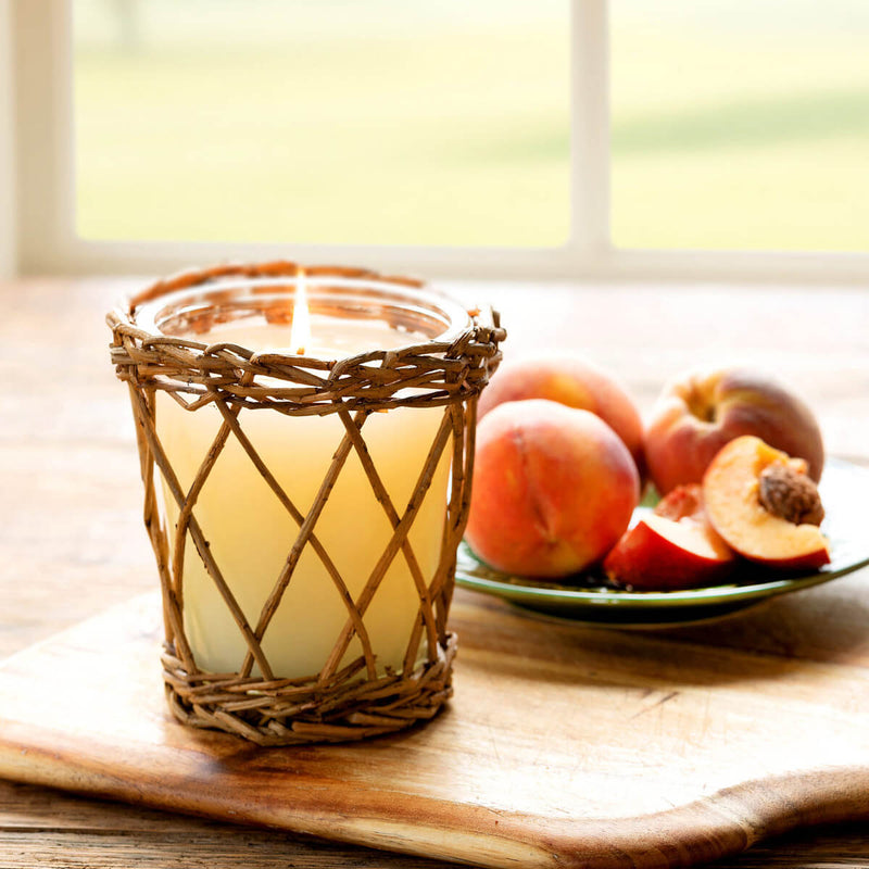 Peach Orchard Willow Candle