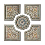 Flora Motif Pattern Wall Tiles