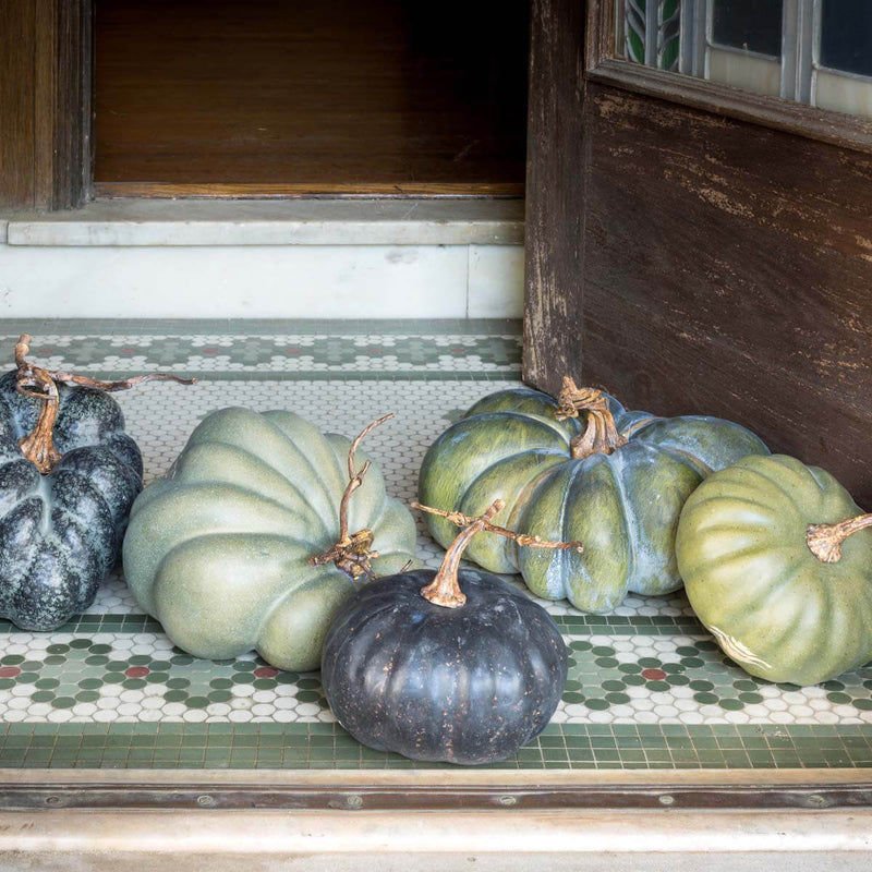 Green Heirloom Pumpkins Set