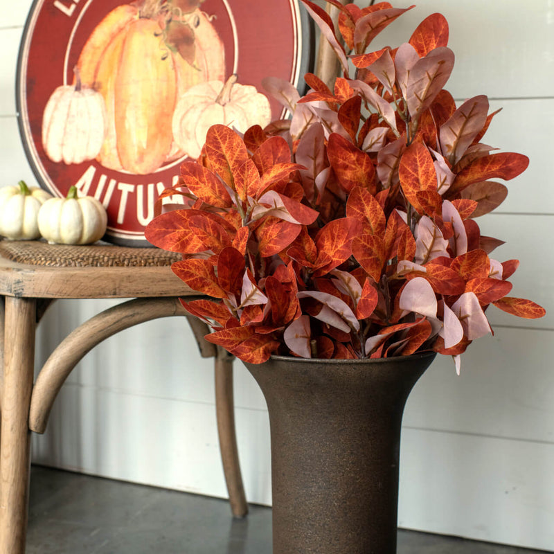 Rust colored Laurel Spray