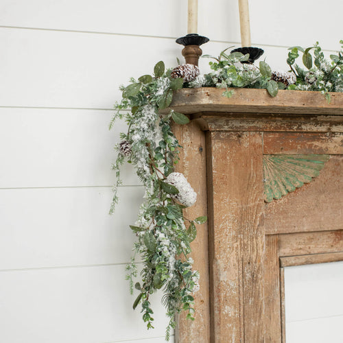 Snowy Pine With Pinecones Collection