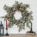 Snowy Pine With Pinecones & Berries Collection