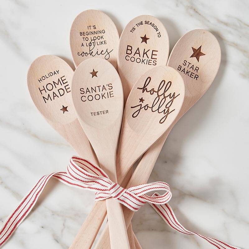 Holiday Wooden Baking Spoon
