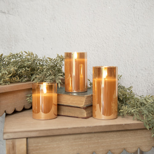 Champagne Glass 3D Flame Candle