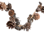 Frosted Mixed Pinecone Garland