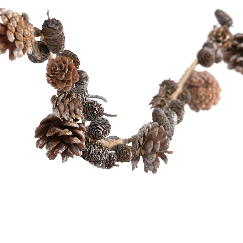 Frosted Mixed Pinecone Garland